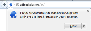 Adblock Plus in Firefox